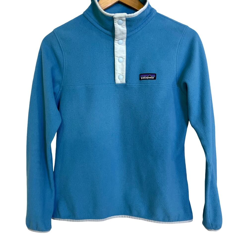 Patagonia Women’s Blue Snap-T Fleece Pullover Size S Recycled Polyester Gorpcore